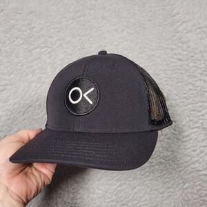 Outerknown by Kelly Slater Men's OK Patch Snapback Trucker Hat Cap in Black‎